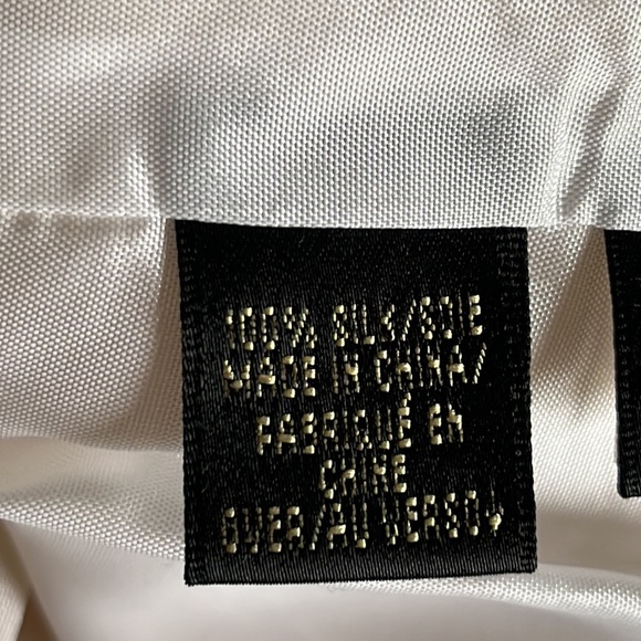 Dana Buchman cream silk jacket S-M - Picture 8 of 8